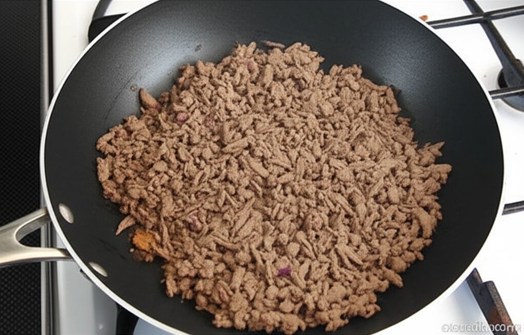 Sticky Beef Sandwich