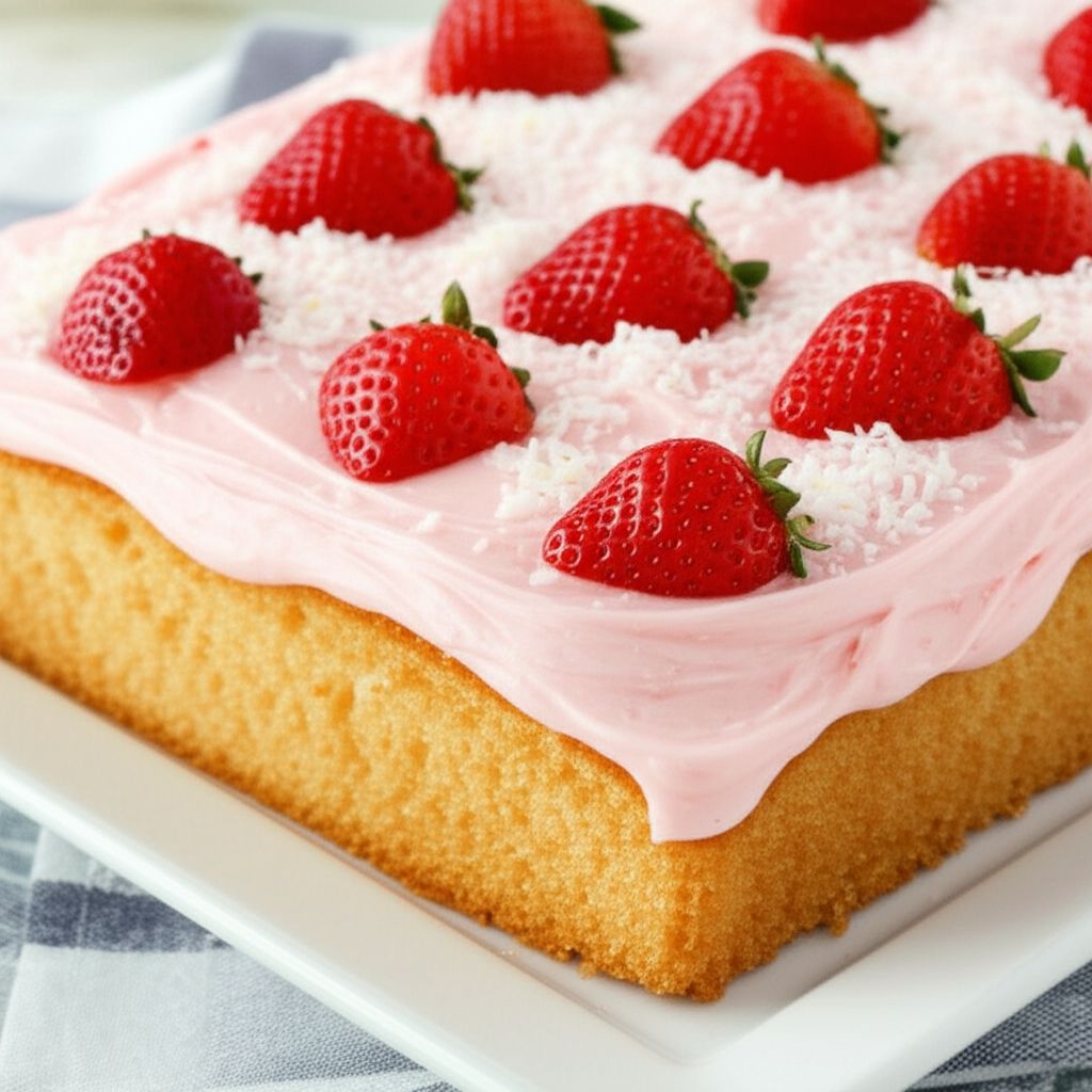 Strawberry Cake and Frosting II
