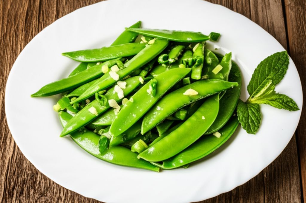 Sugar Snap Peas with Mint