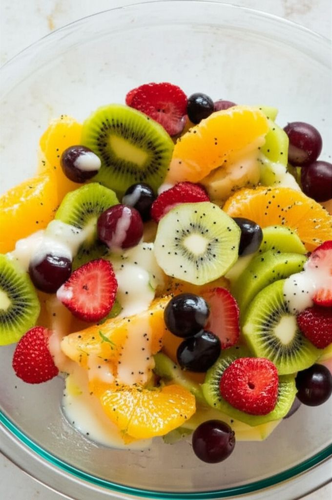 Tangy Poppy Seed Fruit Salad
