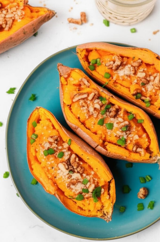 Twice Baked Sweet Potatoes