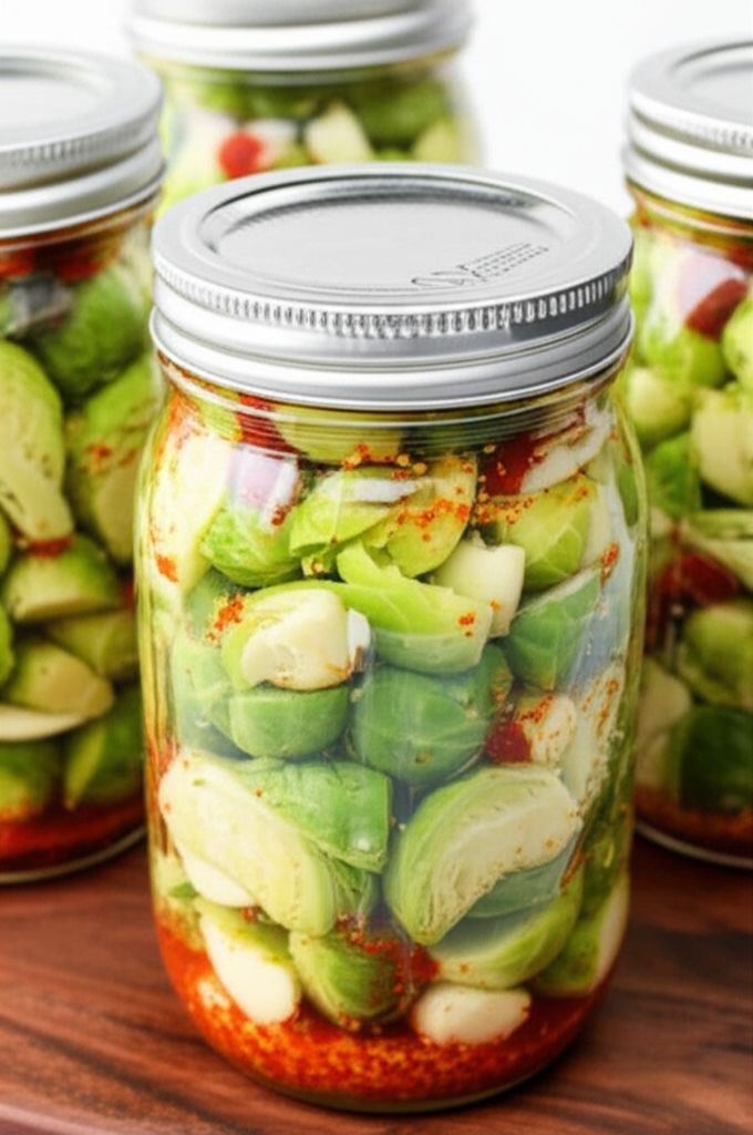 Zesty Pickled Brussels Sprouts