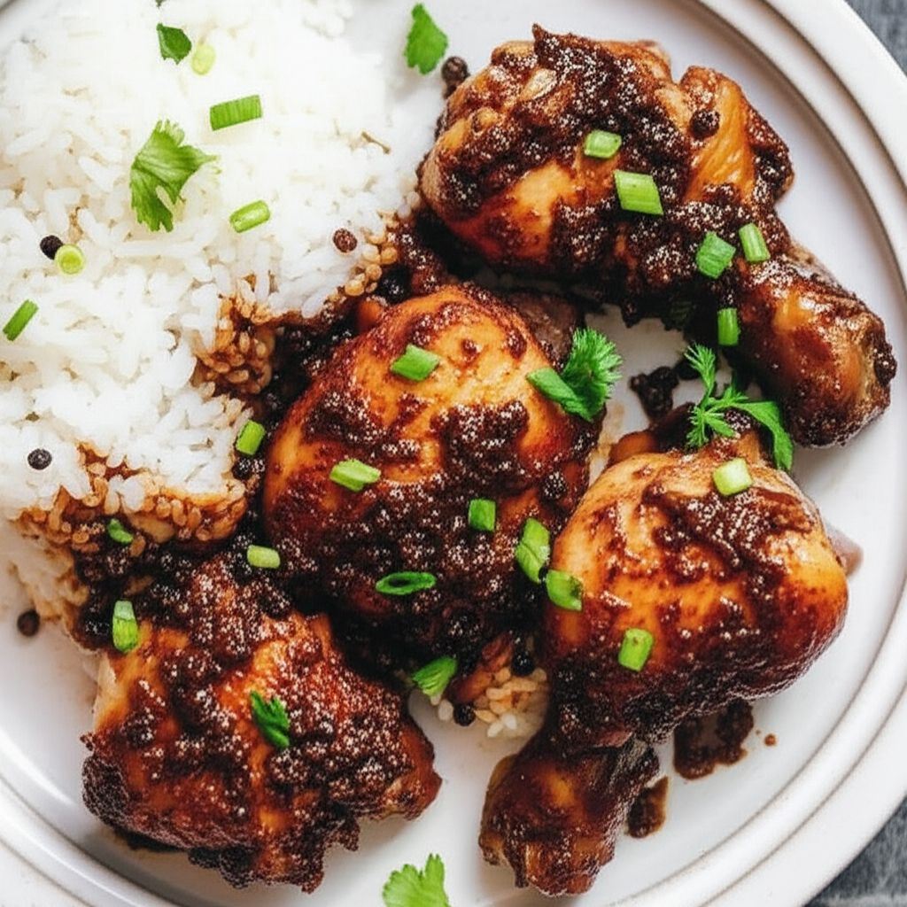 Adobo Chicken with Ginger
