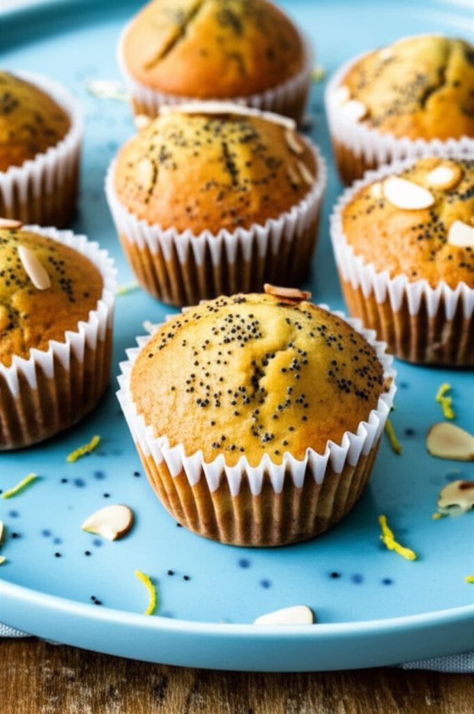 Almond Poppy Seed Muffins