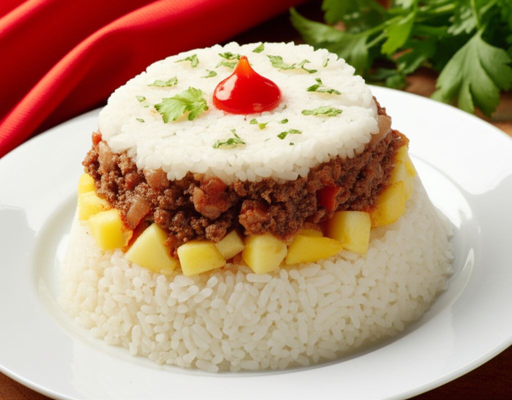 Arroz Tapado (Rice-On-Top)
