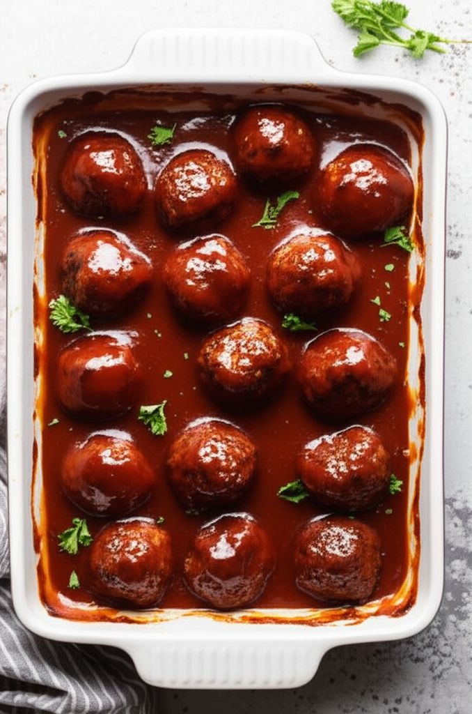 Barbecued Meatballs