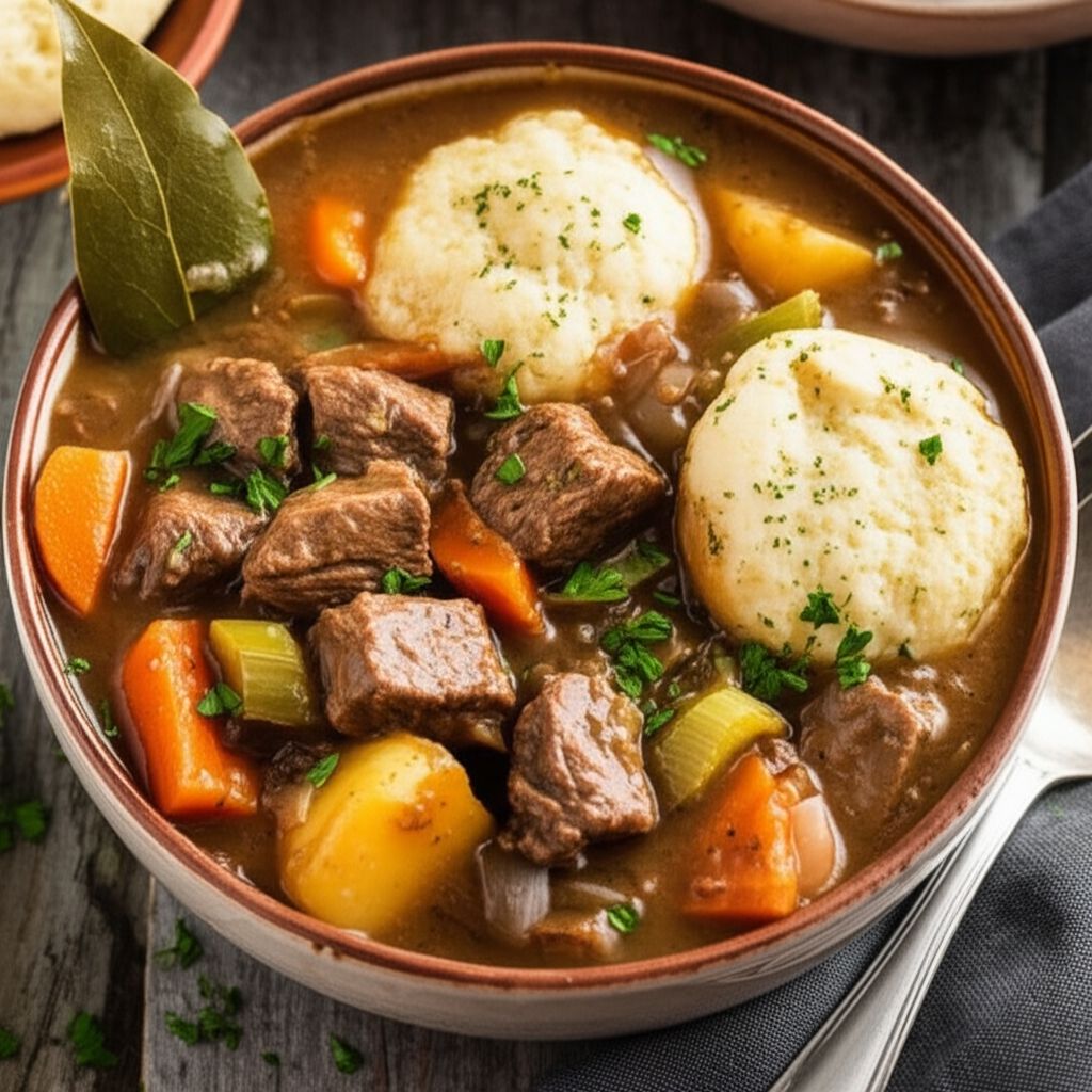 Beef Stew with Dumplings