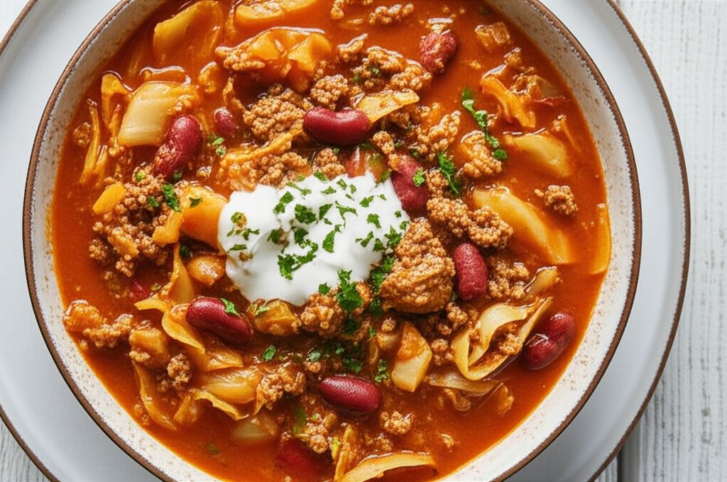Cabbage Beef Soup