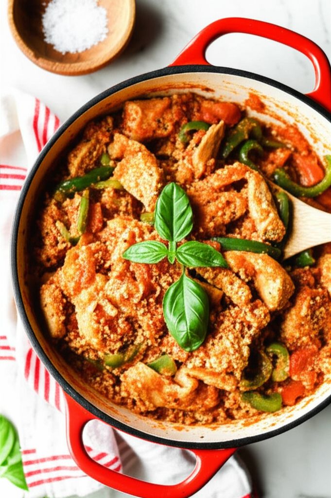 Chicken Cacciatore with Rice