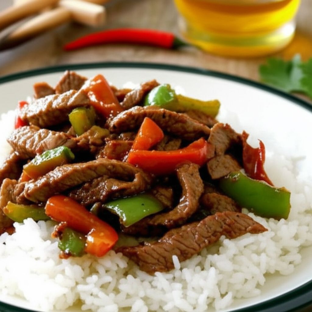 Chinese Pepper Round Steak