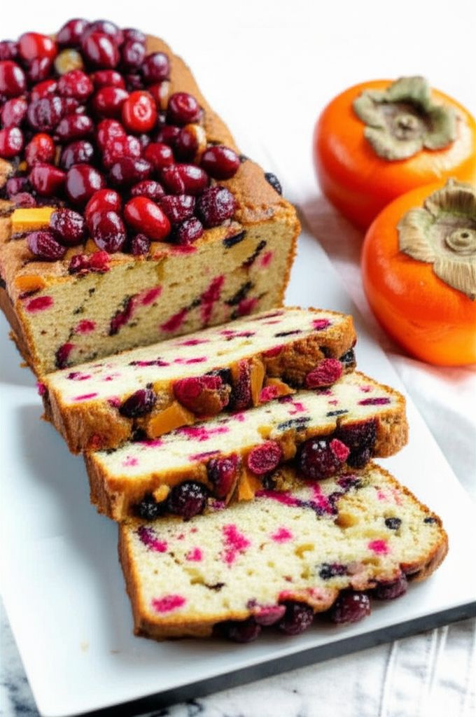 Christmas Cranberry-Persimmon Loaf