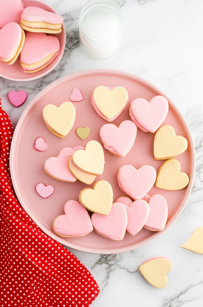 Easy Valentine Sandwich Cookies