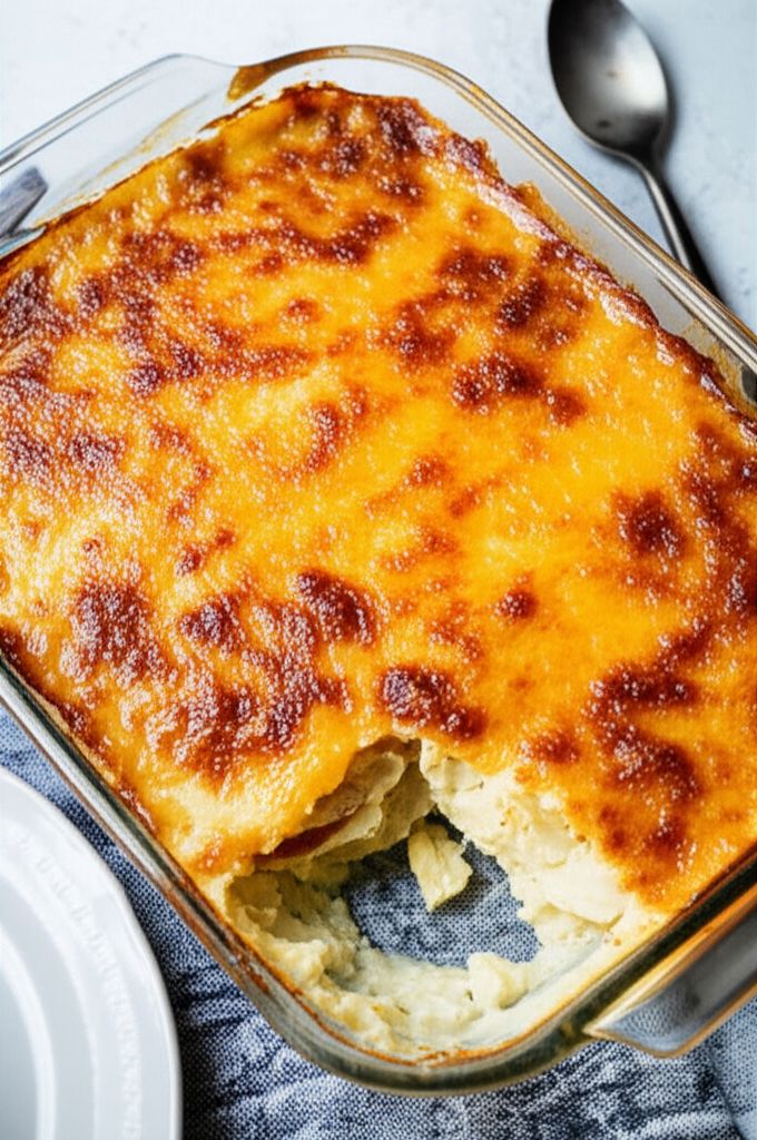Garlic Potatoes Gratin