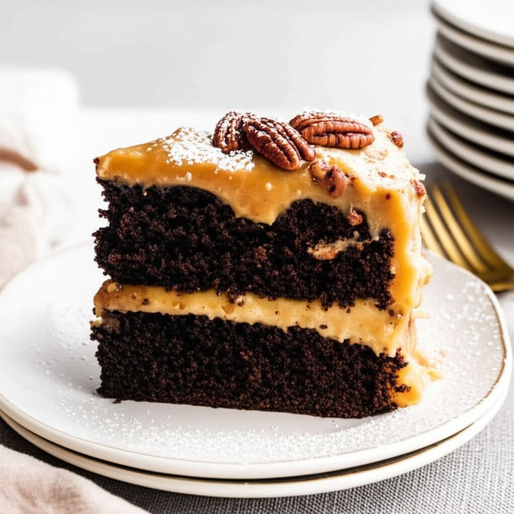 German Sweet Chocolate Cake