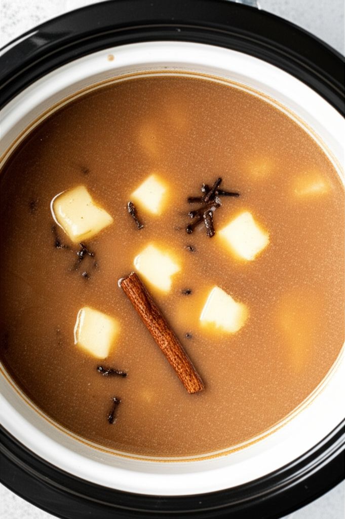 Hot Buttered Rum in a Slow Cooker