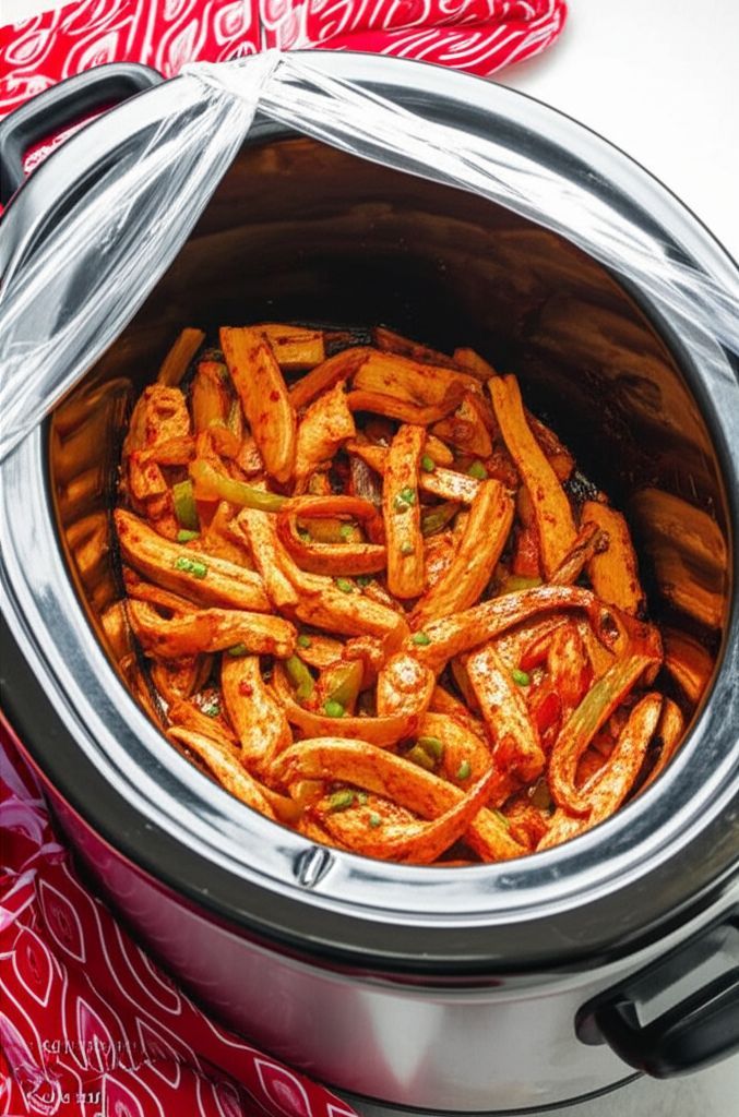 Karen's Slow Cooker Chicken Fajitas