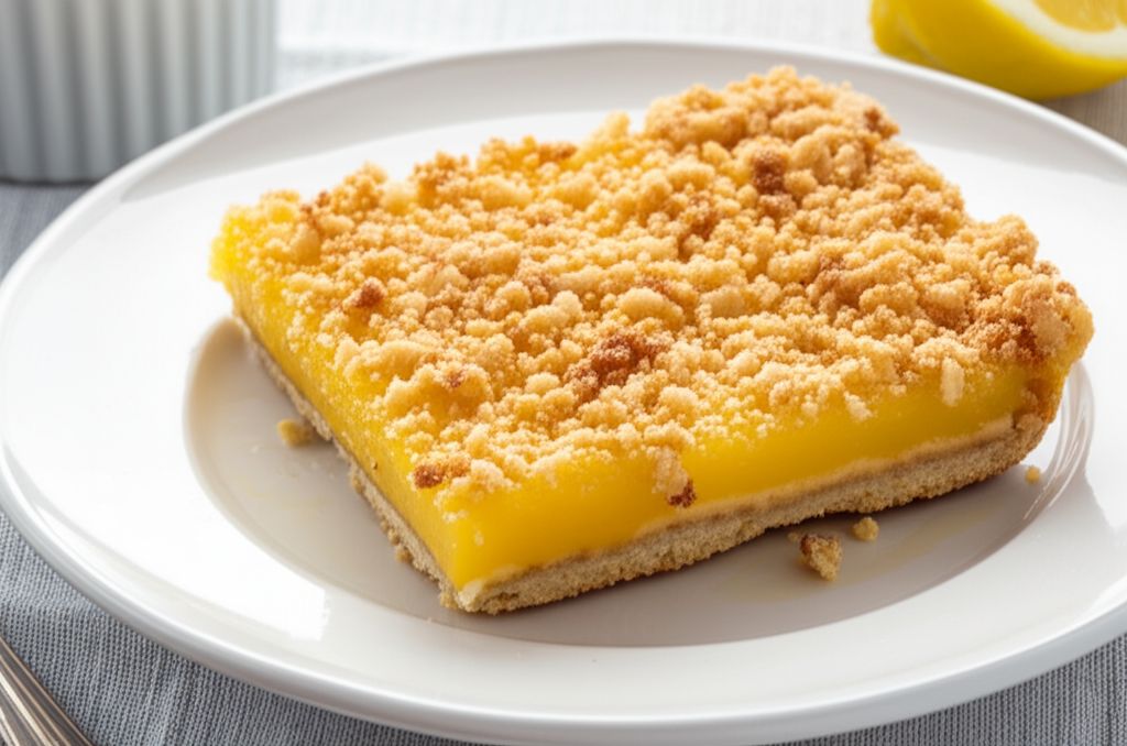 Lemon Curd Bars with Coconut