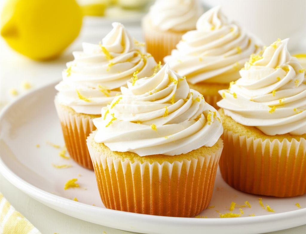 Lemon-Cream Cheese Cupcakes