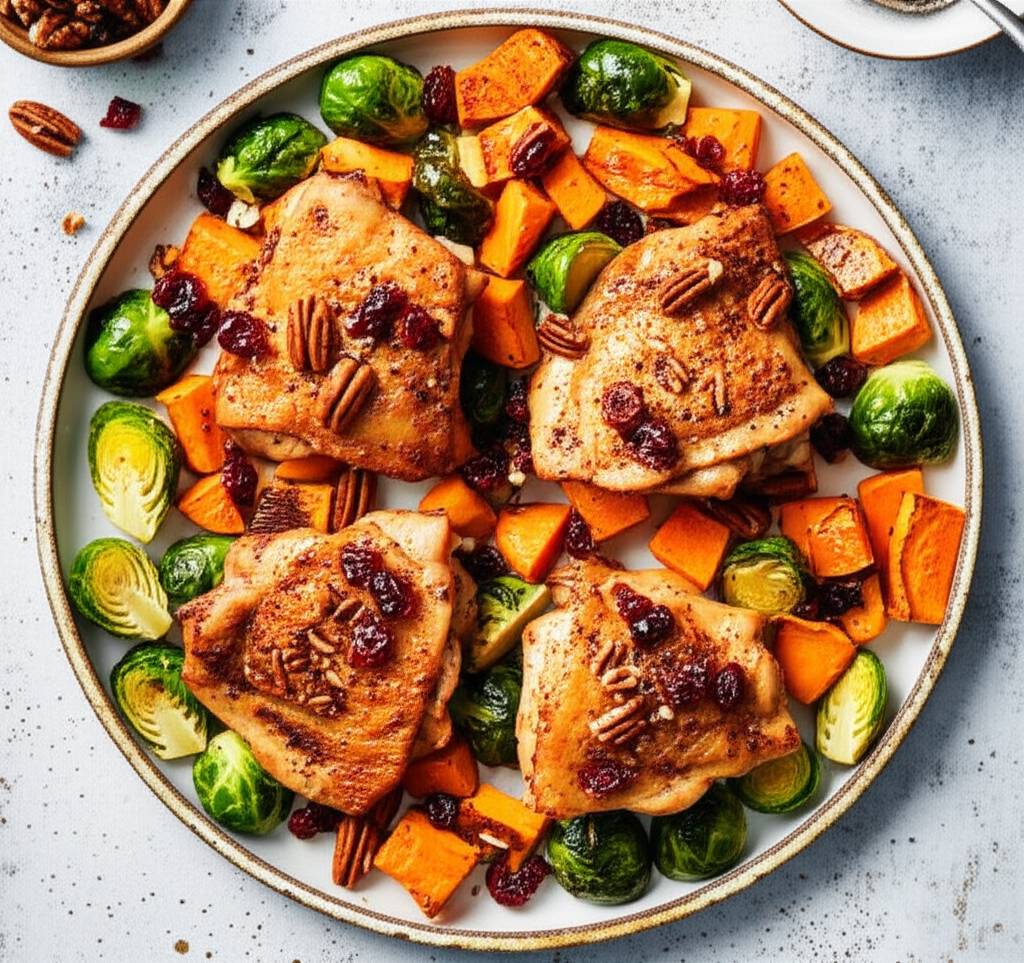 Maple-Roasted Chicken Thighs