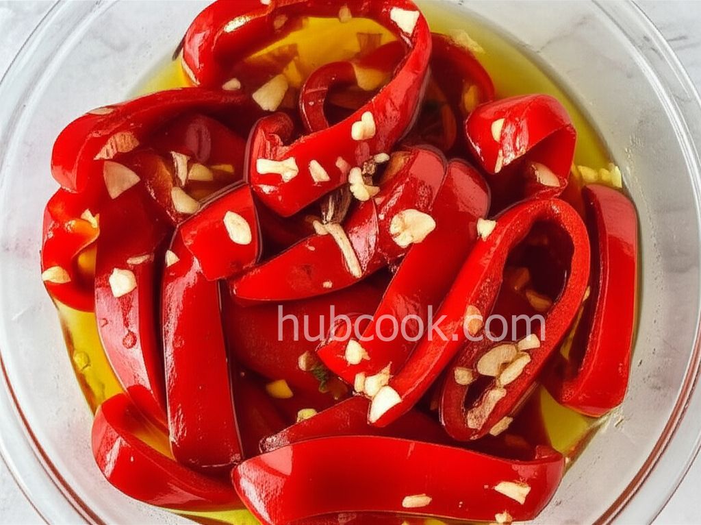Marinated Red Peppers