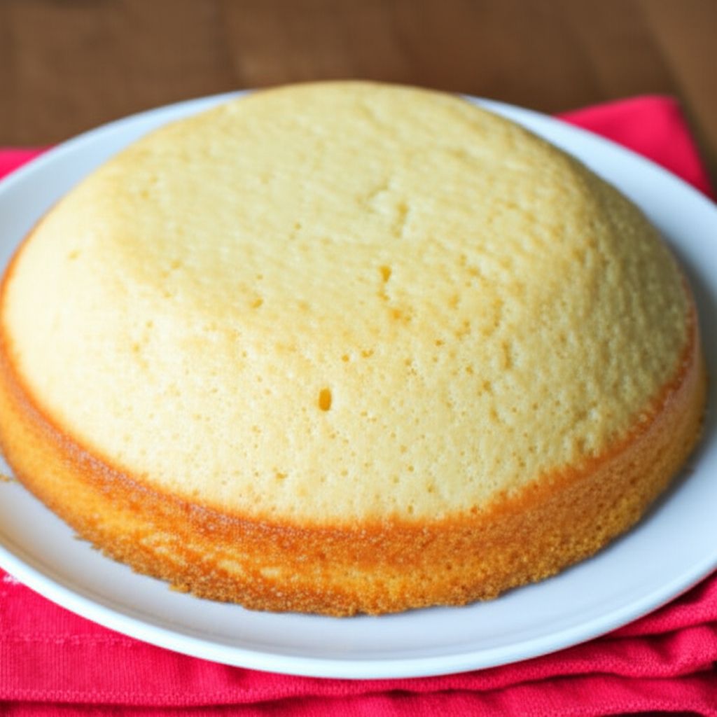Microwave Gluten-Free Fluffy Sponge Cake