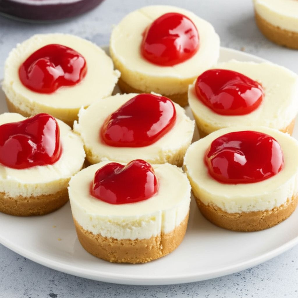 Mini Cheesecakes with Vanilla Wafers