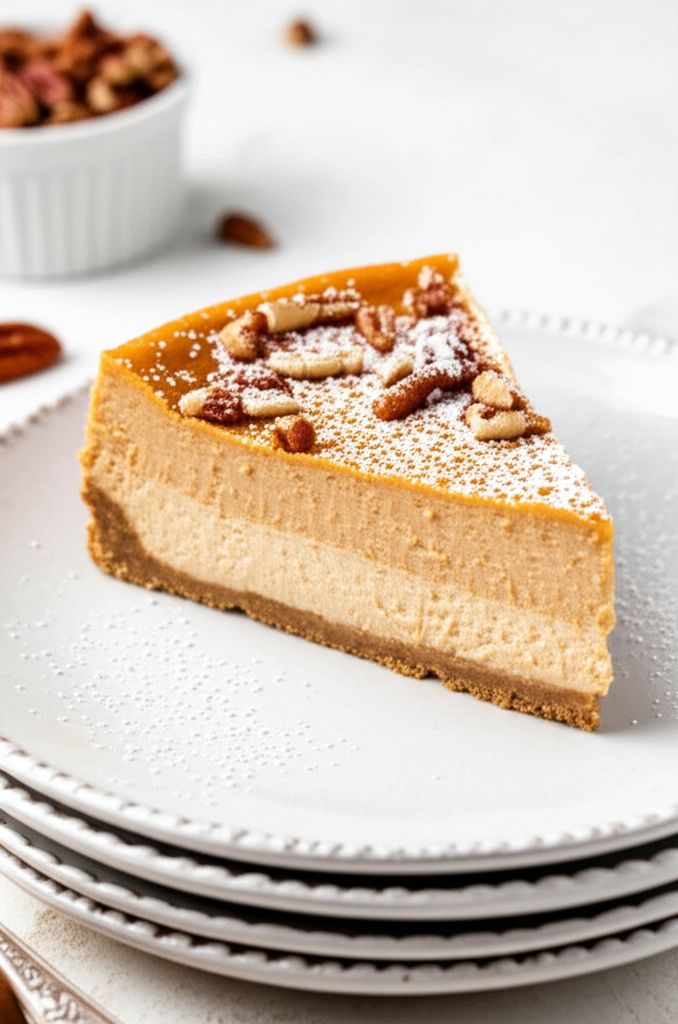 Pumpkin Layer Cheesecake