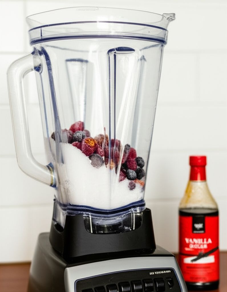 Quick Berry Milkshake