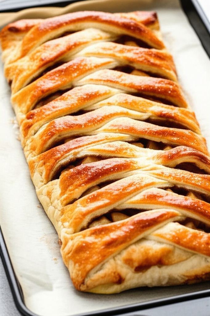 Quick Puff Pastry Apple Strudel