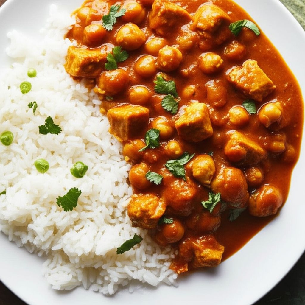 Quorn and Chickpea Curry