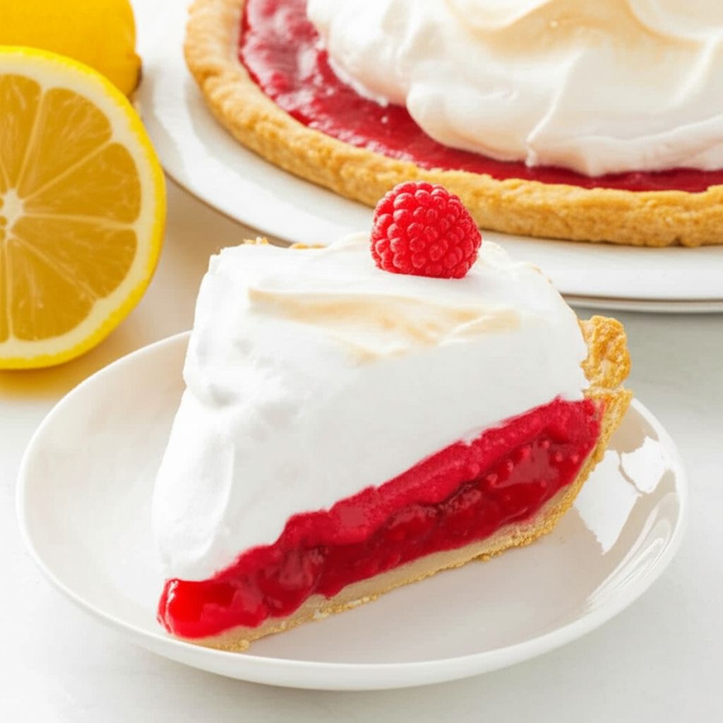 Raspberry Lemon Meringue Pie