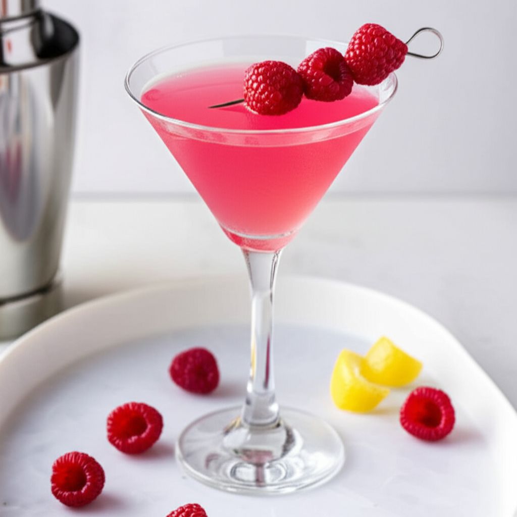 Raspberry Lemonade Martini