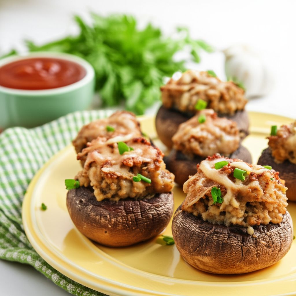 Sausage Stuffed Mushrooms II