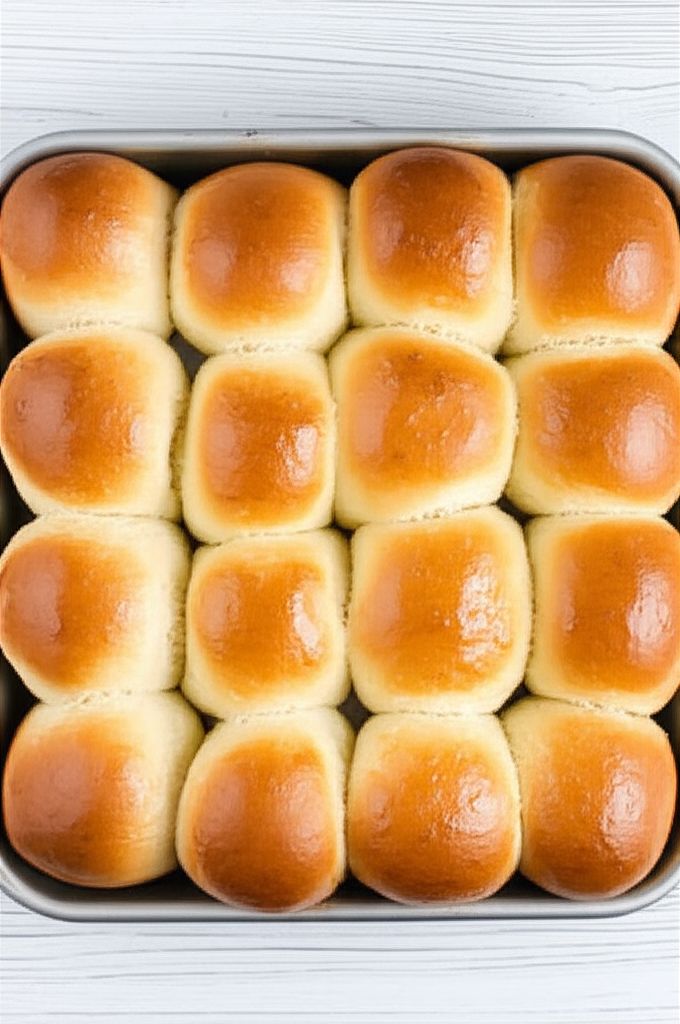School Cafeteria Hot Rolls