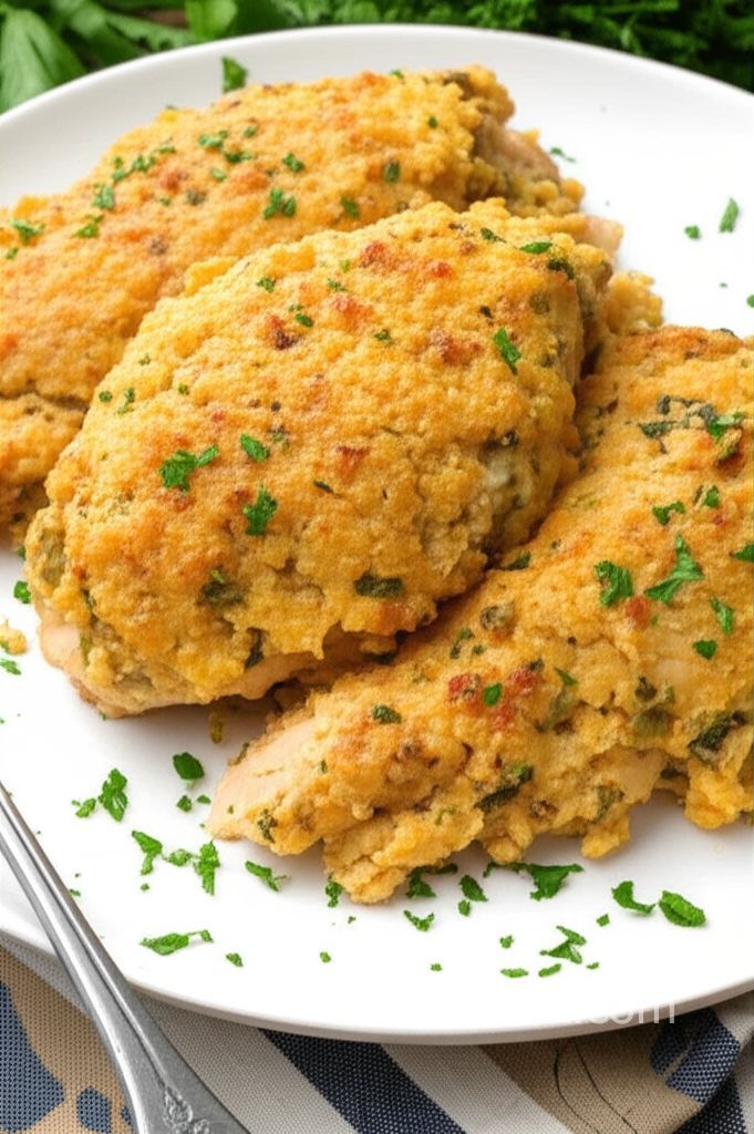 Slow Cooker Chicken with Stuffing