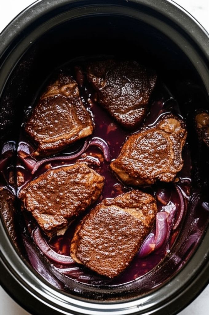 Slow Cooker Lamb Chops