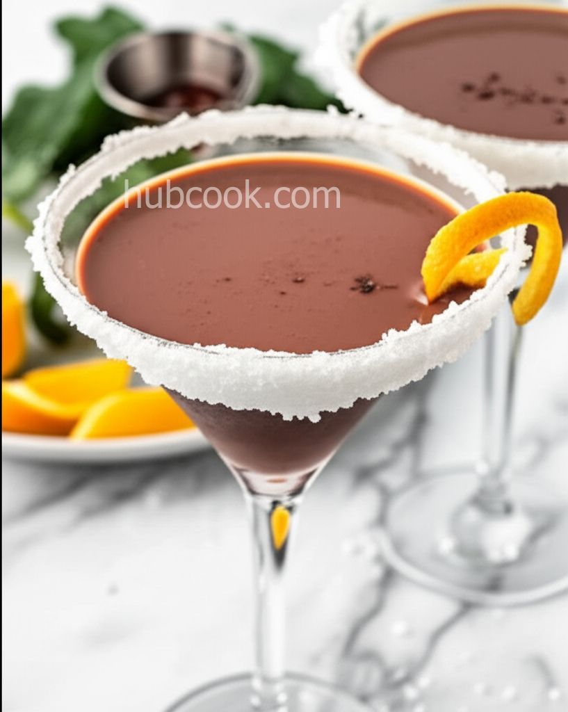 Sparkling Chocolate Martini