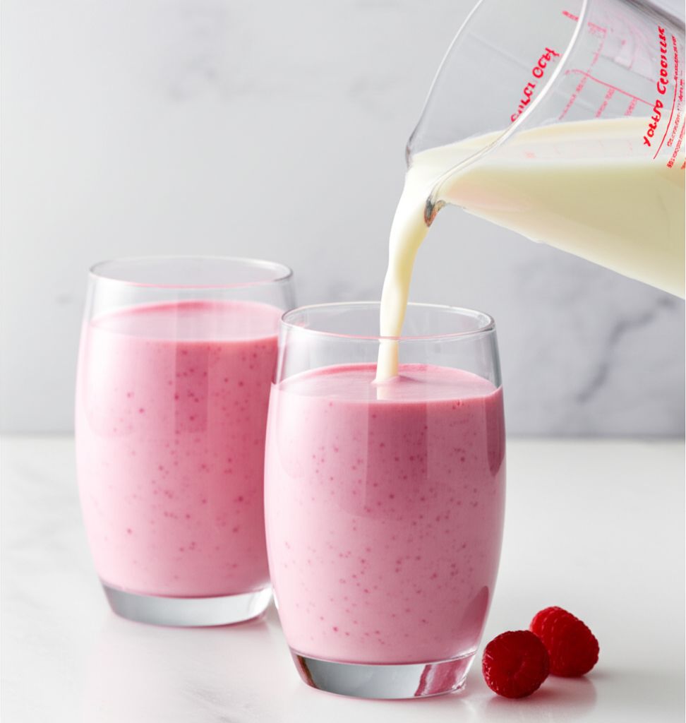 Super Easy Drinkable Fruit Yogurt Shakes