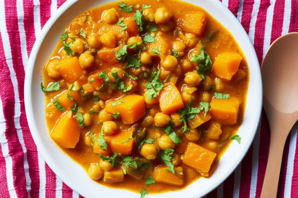 Vegan Butternut Squash and Chickpea Curry