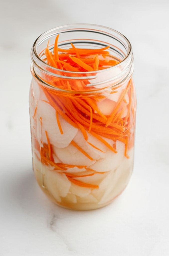 Vietnamese Pickled Daikon Radish and Carrots