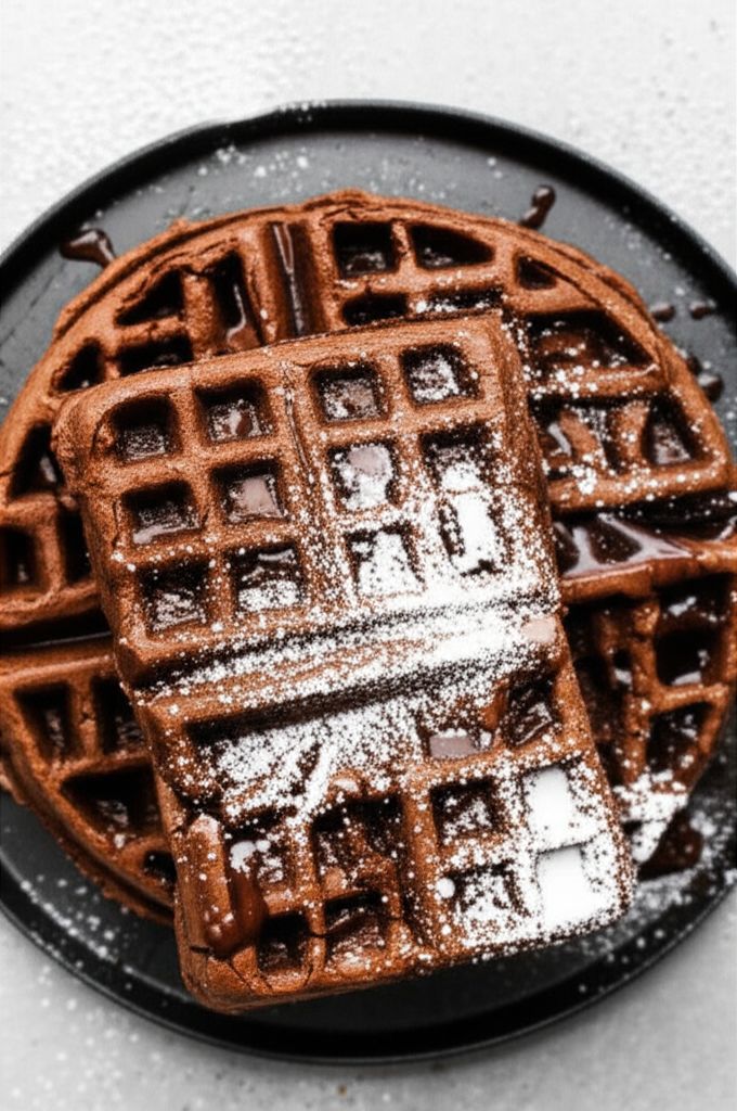 Waffle Iron Brownies