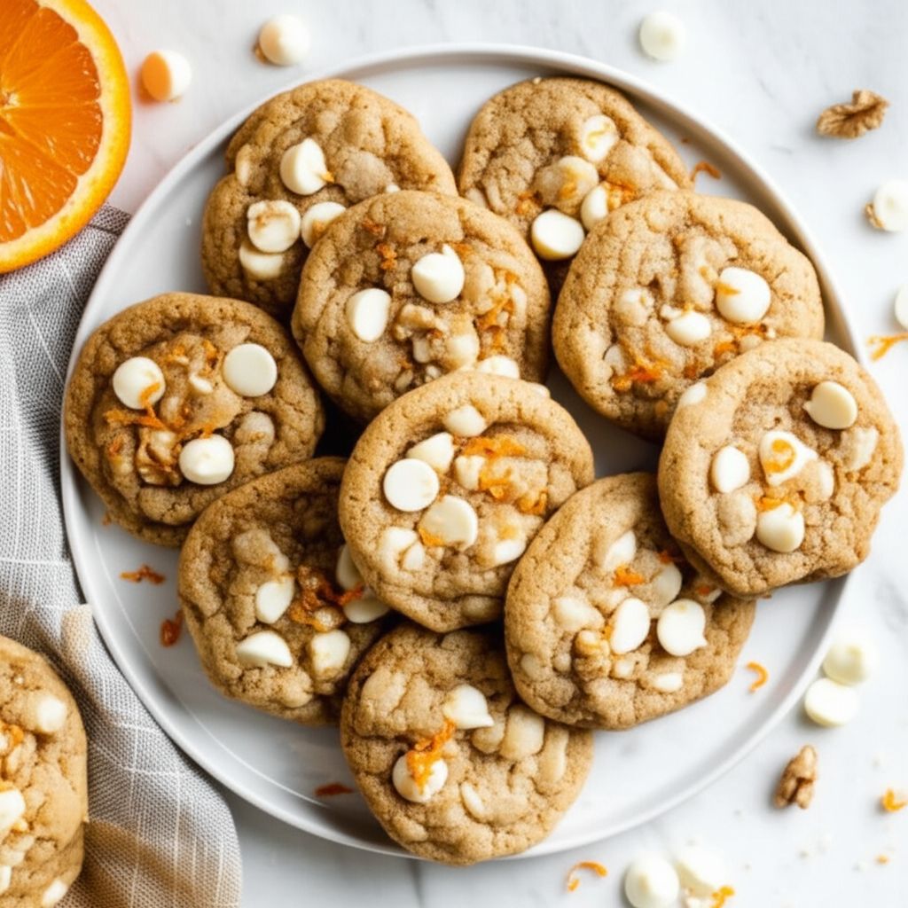 White Chocolate Orange Cookies