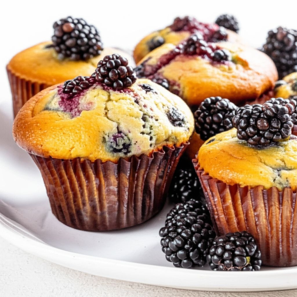 Wild Blackberry Muffins