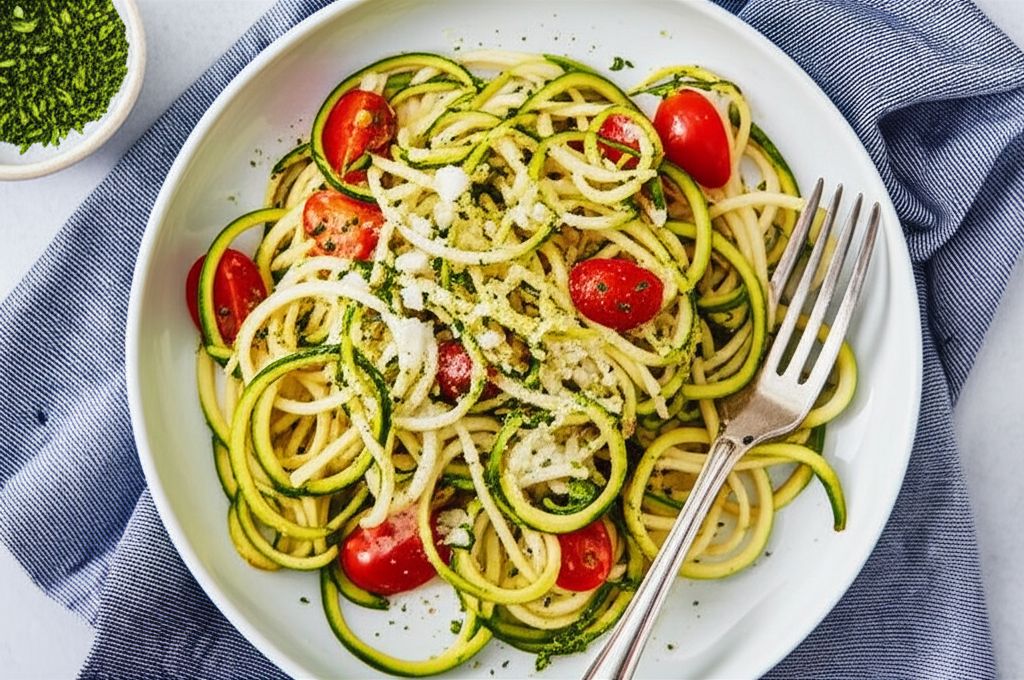 Zucchini Noodle Primavera
