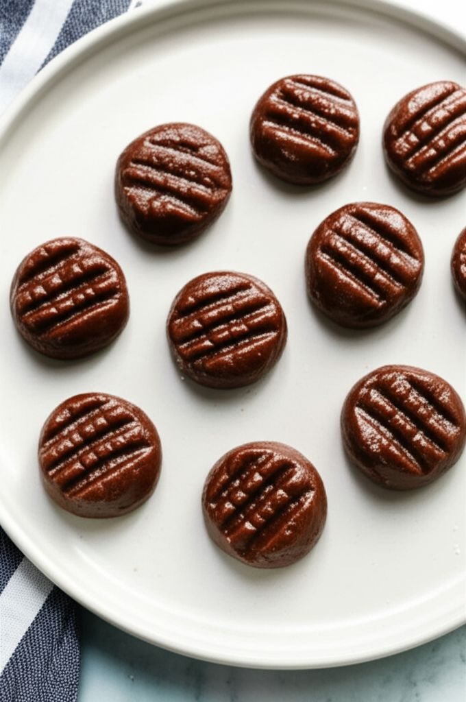 5-Ingredient Peanut Butter Chocolate Cookies