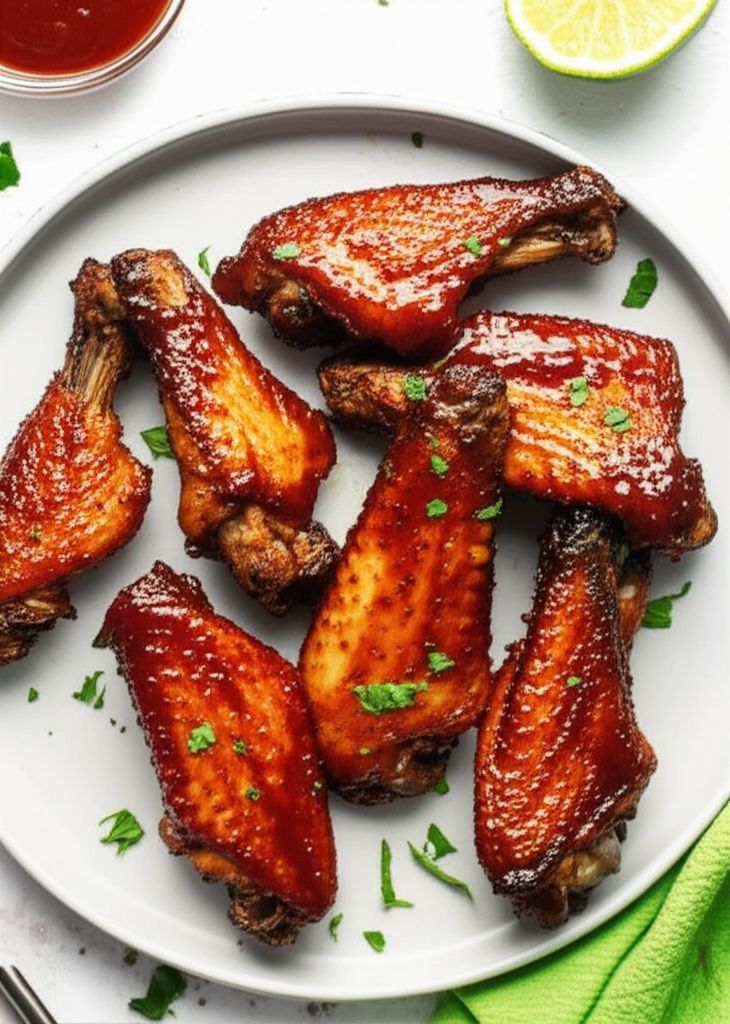 Air Fryer BBQ Chicken Drummies