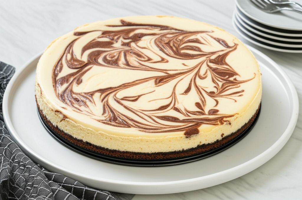Amy's Marvelous Marbled Cheesecake