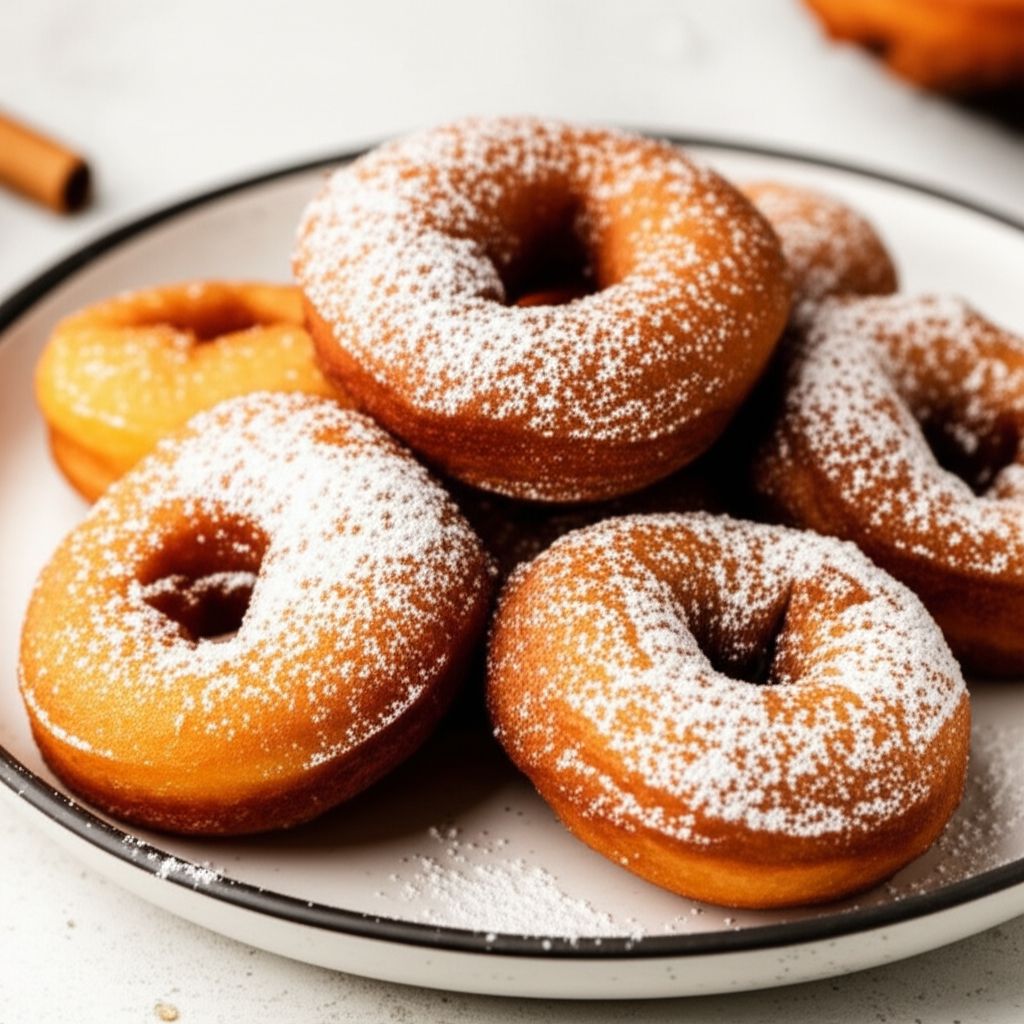 Applesauce Doughnuts with Buttermilk