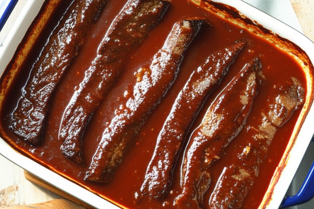 Baked Round Steak in Barbeque Sauce