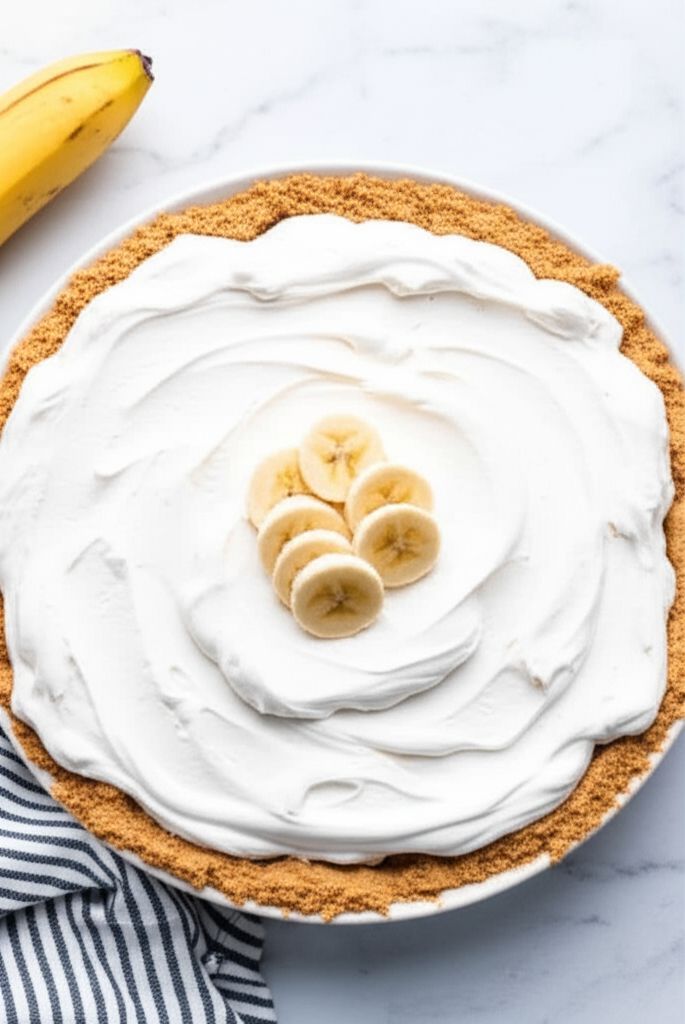 Banana Cream Pie with Pudding